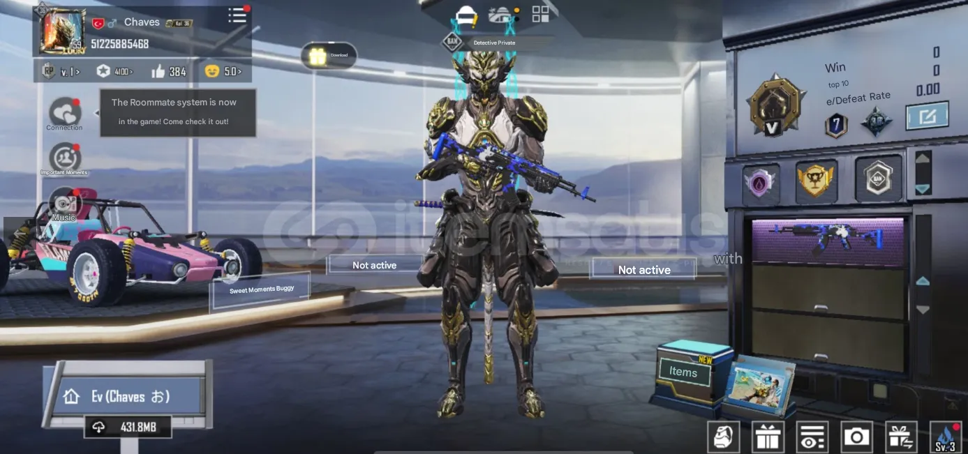 PGM578 Level 59 | Legendary Cyber Warrior Set | Tatli Anlar Buggy | Multiple Backpack Skins (G)